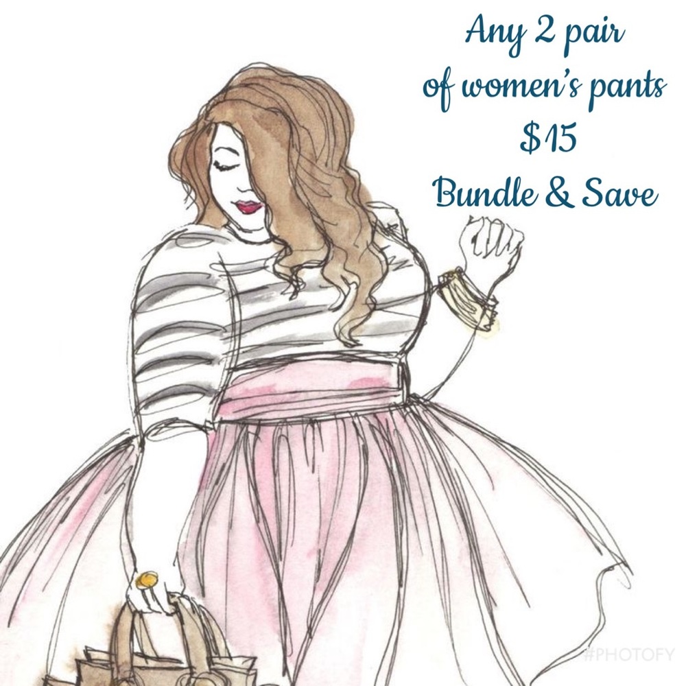 Bundle and Save on any Women’s pants in my closet
